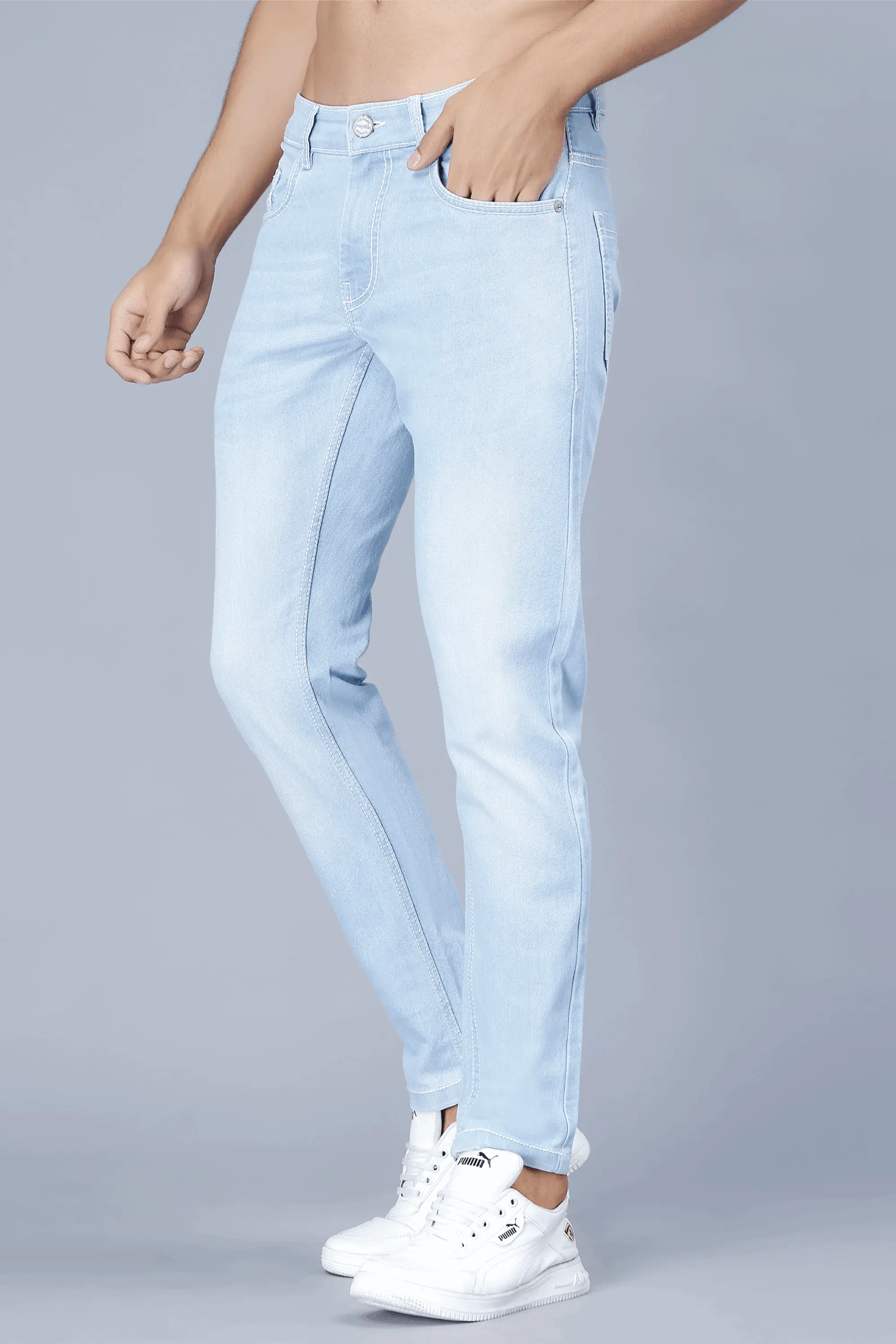 Buy Grey Jeans for Men by RAGZO Online | Ajio.com